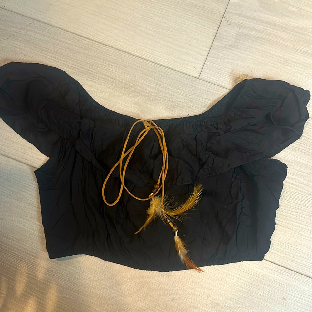 Crop shift with feather